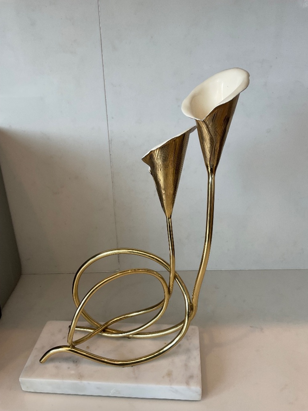 Michal Aram Calla Lily candleholder